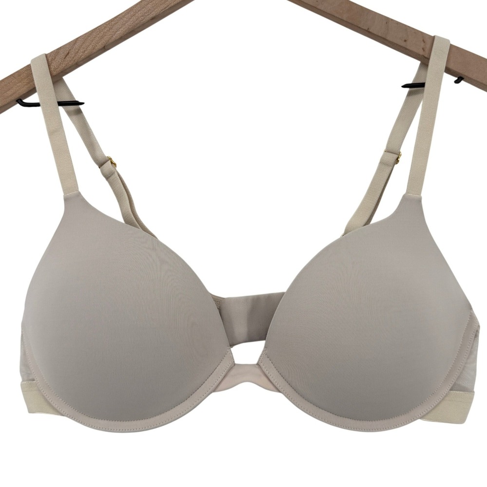 Pepper Lift Up Bra Ecru Cream 42A Push Up Stretch Underwire Adjustable Straps